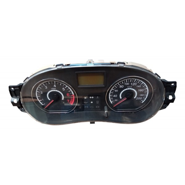 Painel Instrumentos Renault Logan 1.6 8v 2007 2008 A 2013 Preto