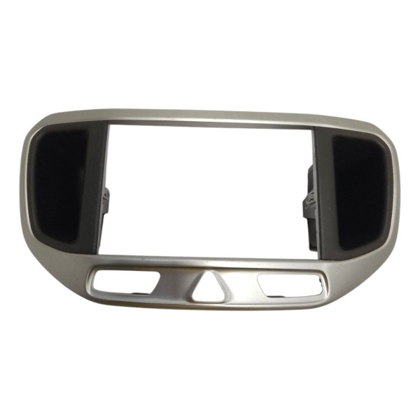 Moldura Multimídia Chevrolet Spin 2012 2013 2014 2015 Cinza