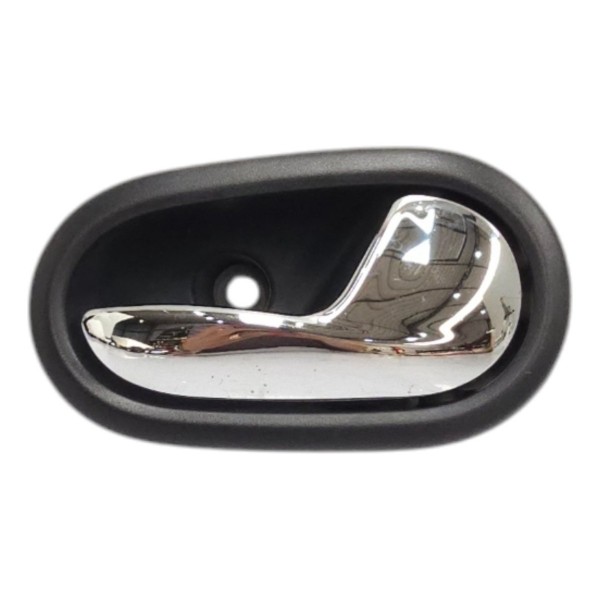 Maçaneta Interna Traseira Direita Duster Sandero Logan Cromado Traseira