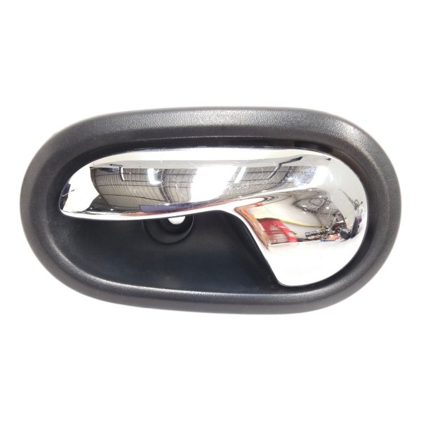 Macaneta Interna Traseira Esquerda Renault Sandero Logan Cromado Traseira