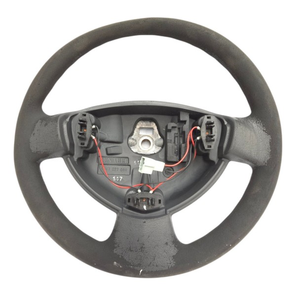 Volante Direção Renault Clio Sandero 2007 2016 Pra Recuperar Preto