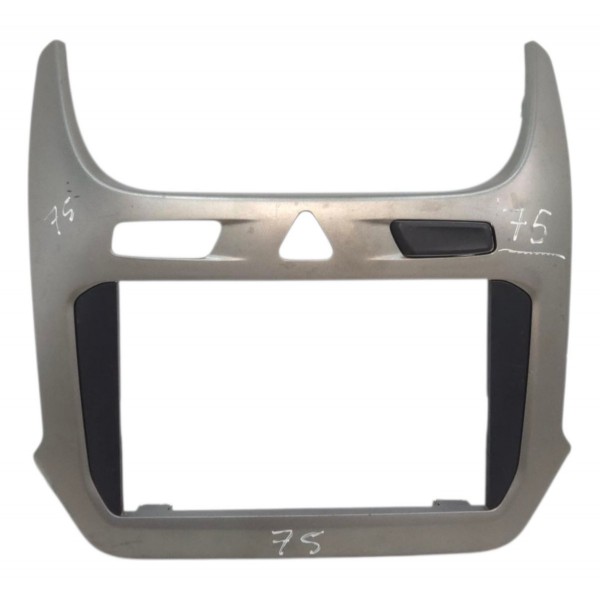 Acabamento Painel Multimídia Chevrolet Cobalt 2014 A 2019 Cinza