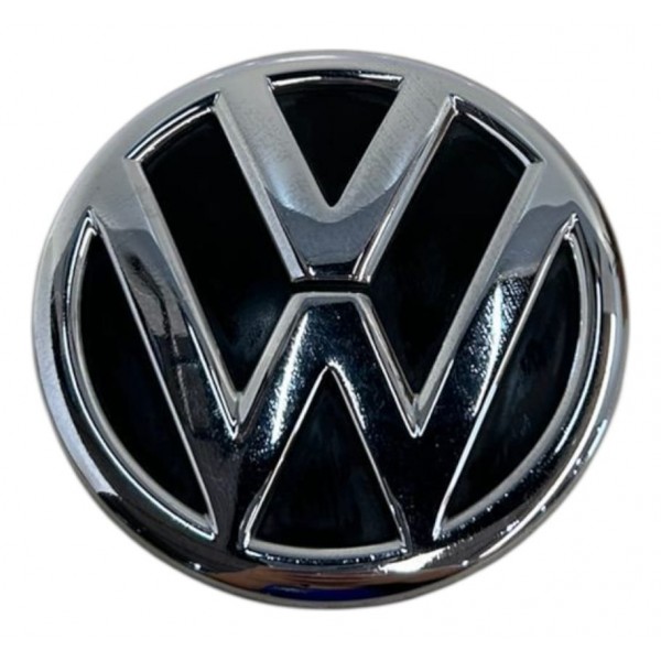 Emblema Traseiro Tampa Vw Fox 2010 2011 2012 2013 2014 Preto