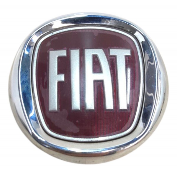Emblema Grade Dianteira Fiat Siena 78550 Original - Vermelho