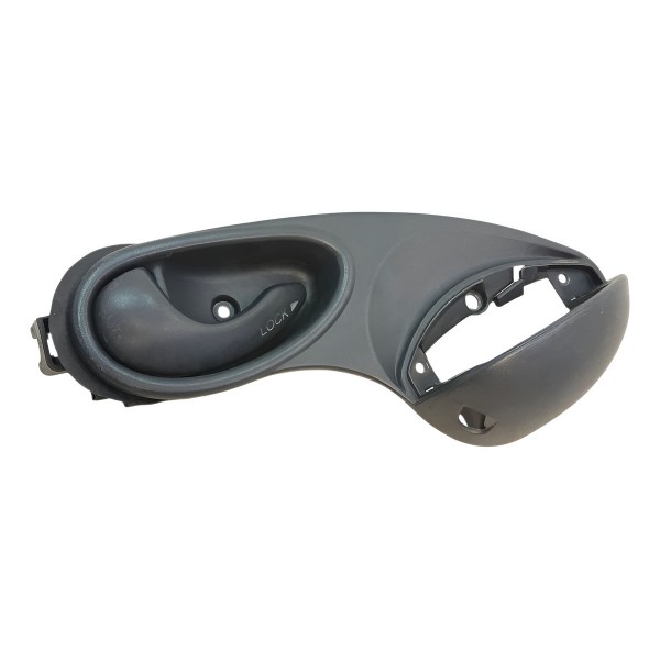 Maçaneta Com Moldura Dianteira Esquerda Palio 1998 A 2012 Preto Dianteira