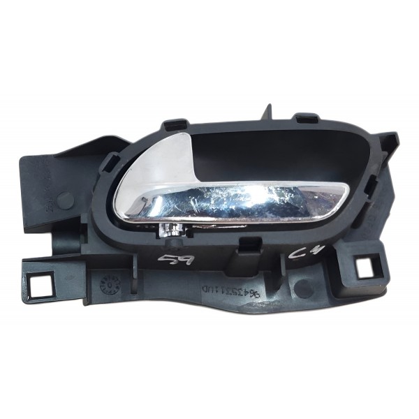 Maçaneta Interna Dianteira Esquerda C4 Pallas 2009 2010 Preto Dianteira