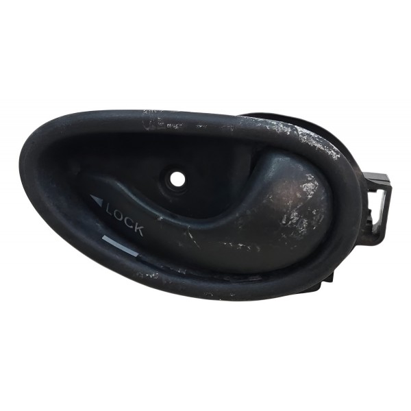 Maçaneta Interna Direita Fiat Palio 1996 1997 1998 A 2007 Preto Dianteira/traseira
