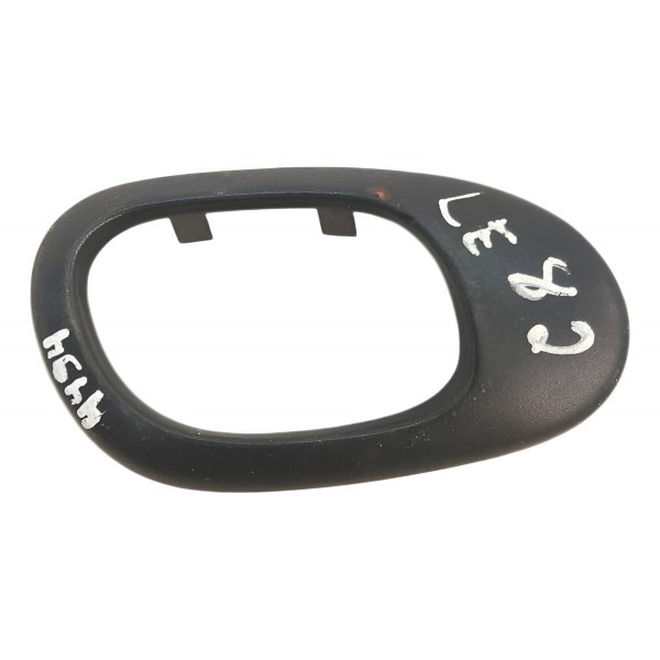 Moldura Maçaneta Dianteira Esquerda Peugeot 206 2009 A 2013 Preto Dianteira