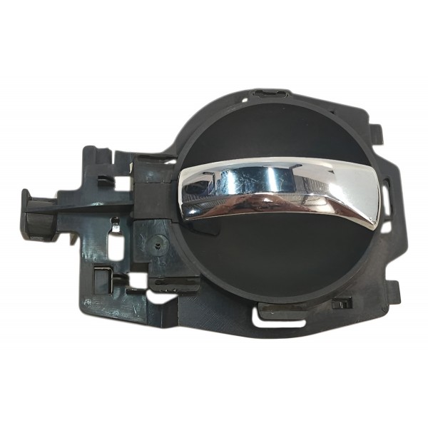 Macaneta Interna Traseira Direita  Citroen C3 2006 A 2012 Cromado Traseira