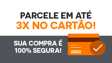 Parcele suas compras em 12x no cartão - sua compra é 100% segura